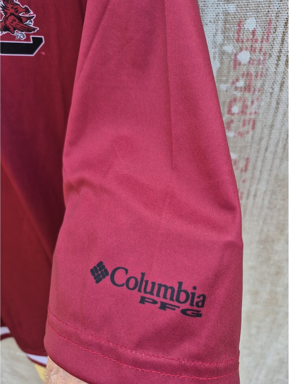 Columbia PFG Short Sleeve Tshirt Gamecocks NCAA New Tropical XXL $40 MSRP 2XL - Picture 4 of 10